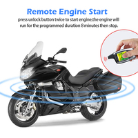 Alarme moto SPY Top 5 universelle 5000m avec commande vocale, étanche IP66, technologie FSK, capteur de proximité et démarrage moteur RFID