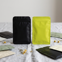 Sachet Doypack Personnalisé en Aluminium Mat Imprimé avec Fermeture Zip Refermable, Qualité Alimentaire, pour Thé, Café en Poudre, OEM