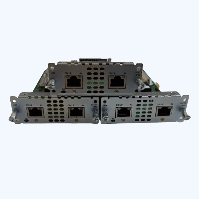 NIM-2CE1T1-PRI CISCOS Modules 2 Port Trunk Voice/Channelized Data T1/E1 Module. for ISR4000 Series Router