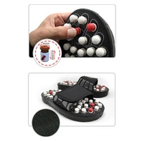 Pantoufles de Massage par Acupression et Sandales Médicales, Chaussures de Massage Rotatif Chinois pour Hommes et Unisexe