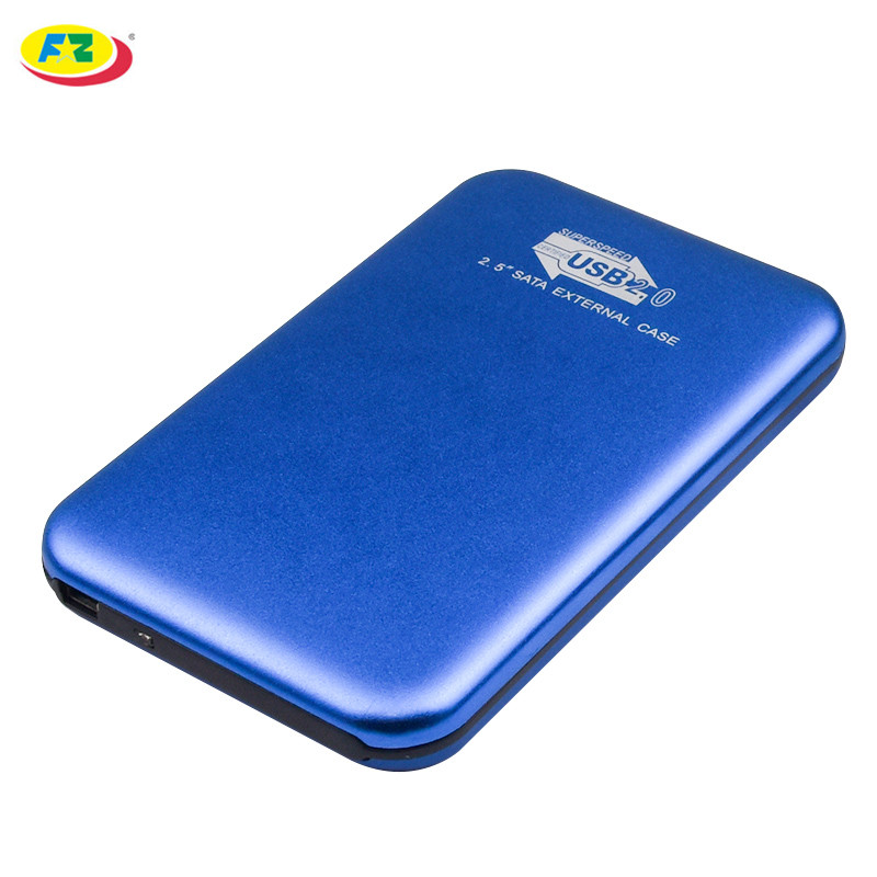 USB 2.0 SATA HD HDD Hard Disk Drive Enclosure External Case Box 2.5 inch Aluminium Hard Drive Case For PC Laptop Desktop