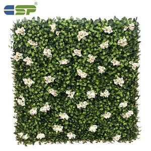 家庭用装飾 人工壁掛け植物 グリーングラスウォール ジャングルスタイル 垂直植物壁 - Product Image 4