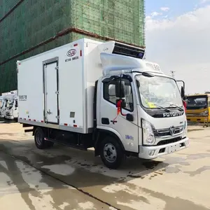 2024 gran oferta Foton Jac Dongfeng distancia entre ejes 3360 neumático 4x2 congelador Thermo King Truck unidades de refrigeración camiones refrigeradores