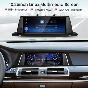 HFmidia 2026 New Linux <b>System</b> 10.25 12.8inch Thin screen For BMW 5 Series GT F07 F18 <b>Wireless</b> CarPlay Auto Car Video Players - Product Image 6