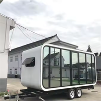 Capsule spatiale de luxe pour le camping, cabane préfabriquée, maison mobile en verre, maison préfabriquée moderne, maison mobile touristique, maison conteneur