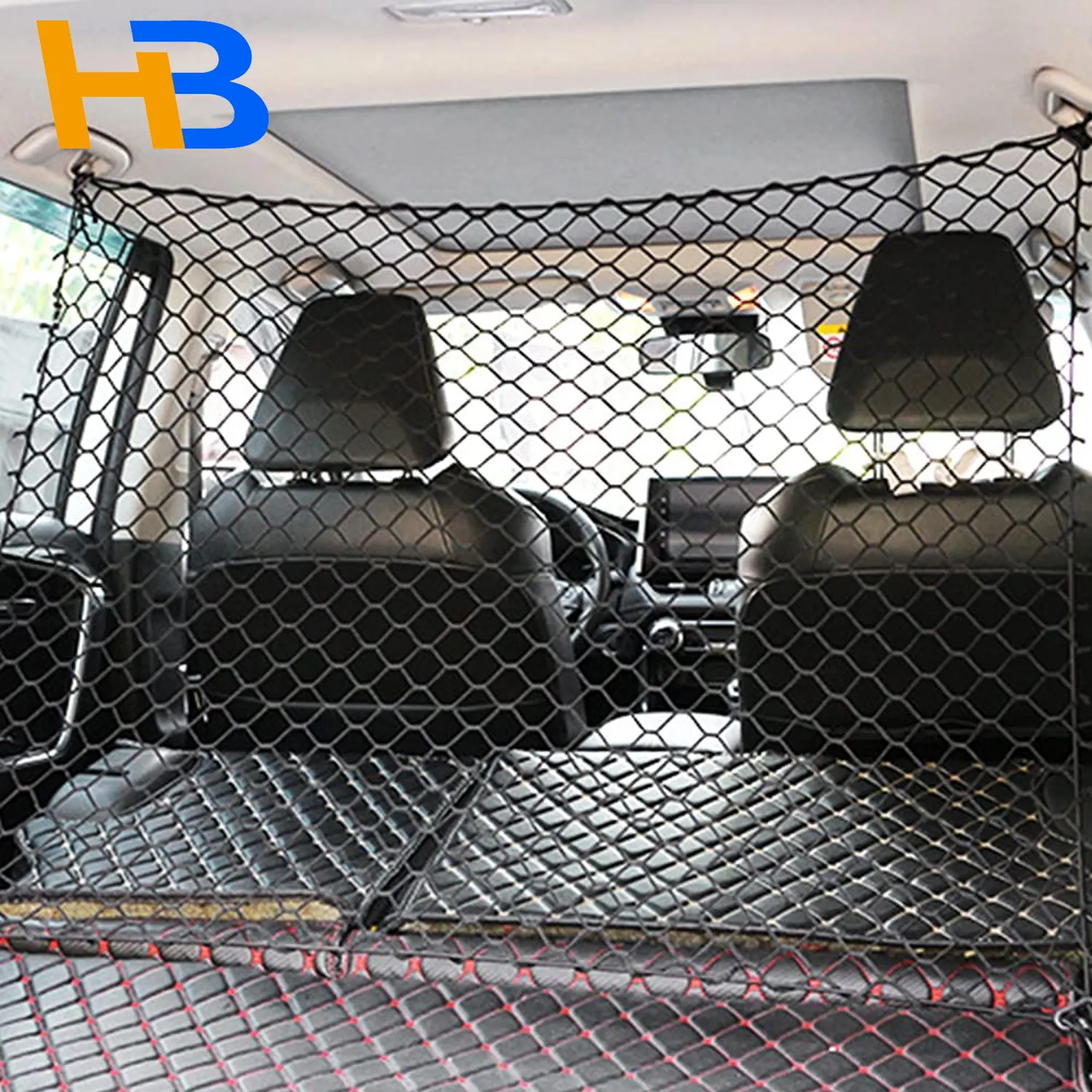 Barriera per auto cane SUV Pet Pet Pet viaggio rete barriera di sicurezza rete facile da installare e rimuovere