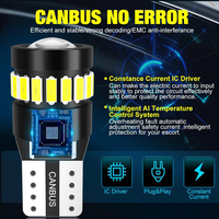 2x T10 W5W LED Canbus Innen parkplatz leuchten für Citroen C3 C4 C5 Sitz Leon MK2 Mitsubishi Lancer Jeep Renegade