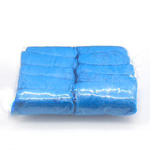 כיסוי נעל cpe פלסטיק הגנה כחולה עמיד למים אנטי להחליק משטח נעליים בית חולים 3 גרם\יחידה - Product Image 6