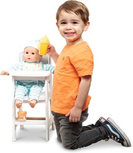 <span class=keywords><strong>Chaise</strong></span> <span class=keywords><strong>haute</strong></span> de jeu <span class=keywords><strong>en</strong></span> bois blanc semblant jouer <span class=keywords><strong>chaise</strong></span> <span class=keywords><strong>haute</strong></span> bébé poupée accessoires - Product Image 4