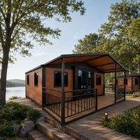 Casa Contenedor Expandible de 2 Dormitorios con Baño y Cocina, Diseño Moderno para Habitaciones de Resort, Uso en Exteriores y Pedidos al por Mayor