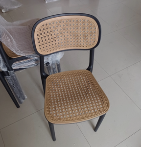 Silla Moderna de Mimbre y Madera <span class=keywords><strong>para</strong></span> Exteriores, Ideal <span class=keywords><strong>para</strong></span> Comedor, Hotel, Villa, Eventos Escolares, <span class=keywords><strong>Fiestas</strong></span>, Restaurante y Banquetes, Suave, Duradera y Ecológica - Product Image 3