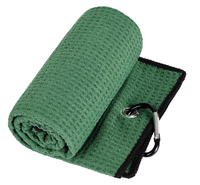 Accessoires de golf Waffle Sport Gym Serviette de nettoyage Optimal Logo Broderie Impression Couleur personnalisable pour le nettoyage des clubs de golf
