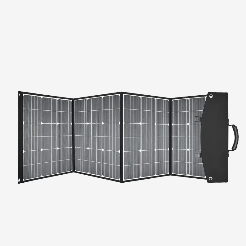 200W Monocrystalline Camping Power Station Carregador Solar Flexível Dobrável Painel Solar Portátil