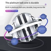Bola Giratoria de Ejercicio para Brazos y Manos con Luz LED, Equipo de Fitness para Muñeca, Material de PC y Silicona para Relajación Muscular
