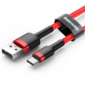 Baseus Câble USB Type C pour <span class=keywords><strong>Samsung</strong></span> S10 S9 <span class=keywords><strong>Charge</strong></span> rapide 3.0 Câble USB C <span class=keywords><strong>Charge</strong></span> rapide pour Huawei P30 Xiaomi Fil de chargeur USB-C - Product Image 3