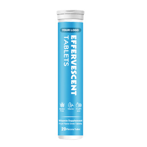 Tabletas Efervescentes de Vitaminas de Marca Privada con Sabor a Frutas y Ácido Fólico Añadido para el Apoyo a la Salud, Suplemento para Hombres y Mujeres - Product Image 1