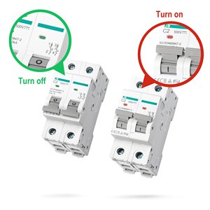 Disjoncteur miniature 2 pôles courbe C 40A 1-63A 500V DC - Product Image 6