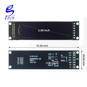 고품질 2.08인치 OLED <span class=keywords><strong>LCD</strong></span> 화면 SH1122 소형 화면 256x64 디스플레이 모듈 7핀 단색 화면 SPI - Product Image 5