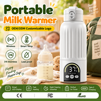 Bouilloire Électrique Rechargeable 925A 12000mAh USB 500ML en Acier 316 avec Affichage LED de Température, Maintien au Chaud Constant et Arrêt Automatique – Idéale pour les Voyages