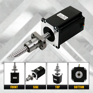 HLTNC híbrido <span class=keywords><strong>Nema</strong></span> <span class=keywords><strong>23</strong></span> Motor Paso a Paso <span class=keywords><strong>12V</strong></span> DC 8mm eje 57-56 57-82 tornillo de bola Compatible 1204/1210 500mm CNC Kit - Product Image 3