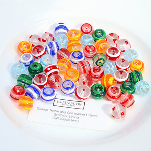 2025 gros noël breloques pendentif verre perlé joyeux noël accessoires pour collier Bracelet bijoux à bricoler soi-même faisant - Product Image 4