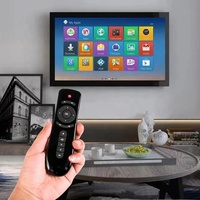 T2 Gyroscope Mini Fly Air Mouse 2.4GHz Clavier sans fil Télécommande 3D Sense Motion Stick pour Smart TV