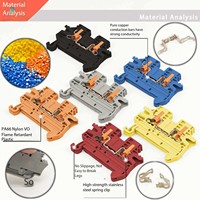 Módulo Acoplador EtherCAT Duobin PLC Original Nuevo, JUMPER BAR LOT, Interfaz de Comunicación Ethernet RS485 para Uso Industrial