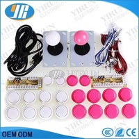 Kit de jeu d'arcade DIY, joystick, bouton poussoir, contrôleur USB JAMMA pour PC