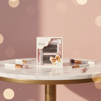 Boîte de rangement pour extensions de cils, design unique, personnalisable avec logo, emballage en papier, nouvelle conception, vente chaude