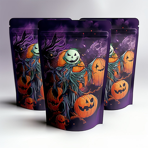 Kalee 3.5g Mylar Zipper Bags Pouch Food Storage <strong>Small</strong> Baggies Sample Bag Moisture Proof Smell Proof Packaging Cali Packs - Product Image 3