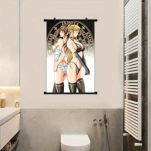 Nuevas y Atractivas Pinturas de Anime de <span class=keywords><strong>Chicas</strong></span> Sexys, Cuadros Personalizados Impermeables para Colgar en la Pared, Póster Enrollable para Decoración del Hogar - Product Image 4