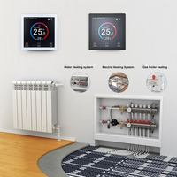 Termostato Inteligente Tuya con Wifi, Termostato Programable para Calefacción por Suelo Radiante, para Sistema de Calefacción de Agua Radiante