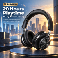 Headphone Nirkabel On Ear Lipat Stereo untuk Ponsel PC dengan 5 Pilihan Warna