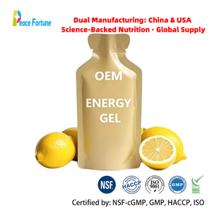 Customized OEM Private Label Low Sugar Healthcare <strong>Supplement</strong> Energy Gel Flavors Sports Vegan Nutrition <strong>Food</strong> <strong>Supplements</strong> - Product Image 1