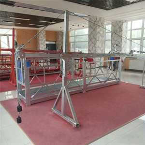 Plataforma Suspendida Eléctrica Zlp630 para Limpieza de Paredes en Obras de Construcción, Capacidad de Carga de 630 kg, Ajustable, Moderna, 6 Metros - Product Image 2