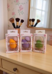 Spugna per trucco GRENoble, 2 pezzi, strumento di bellezza lavabile per l'applicazione sul viso - Product Image 2