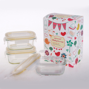 Recipiente de Vidrio para Condimentos, Mini Contenedor de Alimentos de Vidrio, Recipiente para Alimentos para Bebés con Tapa, Apto para Microondas, Regalos, 120 ml, Apto para Lavavajillas - Product Image 4