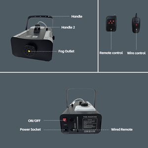 Máquina de Humo de 1500W, Efecto de <span class=keywords><strong>Jet</strong></span> de Humo para Escenario, Equipo de DJ, Unidad Profesional Portátil de Alto Rendimiento Vertical - Product Image 5