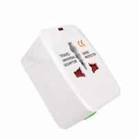 Adaptador de Corriente Universal, Multifuncional, Estándar de EE. UU., UE y Reino Unido, Adaptador de Viaje