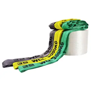 EN 1492-2 3T High Tanacity Polyester Round Sling With TUV CE GS ISO9001 Certificate