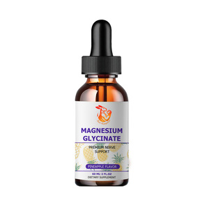 Gotas de Glicinato de Magnesio de Rápida Absorción, Favorecen la Recuperación Muscular y un Estado de Ánimo Tranquilo, Sin Alérgenos, Vegano, Suplemento para Adultos - Product Image 1