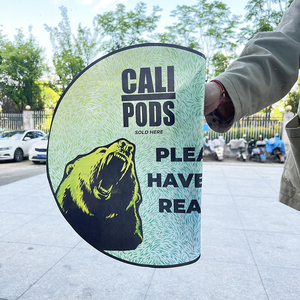 Tùy Chỉnh Không Thấm Nước Ngoài Trời Sử Dụng Xếp Đôi Bên In Ấn Bãi Đậu Xe Dán Cửa Sổ Tĩnh Bám Dán - Product Image 2