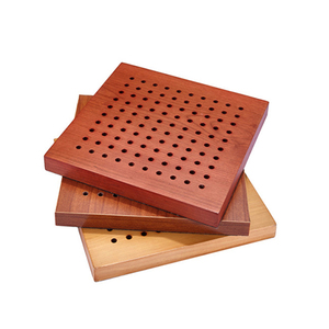 Panneau Mdf personnalisé de réduction du bruit ignifuge, panneau acoustique en <span class=keywords><strong>bois</strong></span> perforé - Product Image 3