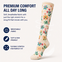 Calcetines Personalizados Hasta la Rodilla, Impresión Digital por Sublimación de 360 Grados, Calcetines con Logotipo Personalizado, Venta al Por Mayor, OEM, ODM, para Hombre y Mujer