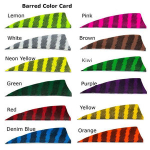 Pluma de tiro con arco de 3 pulgadas y 4 pulgadas, escudo parabólico de ala izquierda y derecha, pluma de Tiro con Arco Natural con barras sólidas - Product Image 4