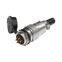 Connecteur de câble aviation PLS20 7 broches 8 broches, prise circulaire femelle et fiche mâle WP20 P20