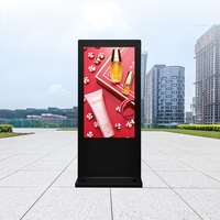 Señalización Digital, Pantalla de Menú para Autoservicio de 43, 55 y 65 Pulgadas para Exteriores, Pantalla Publicitaria para Restaurantes al Aire Libre