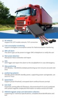 Traceur de carburant GPS étanche double SIM amélioré avec application Android et capteur de niveau de carburant haute précision pour excavatrices, voitures et camions