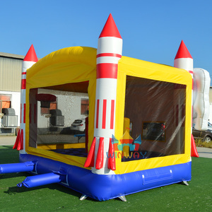 Thương mại PVC không gian đưa đón <span class=keywords><strong>Inflatable</strong></span> lâu đài trượt Combo Rocket Bounce nhà Phi Hành Gia nhảy nhà - Product Image 6