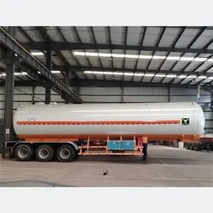 Fábrica Customized Pressure Vessel Usado 60cbm LPG Gás Tanker Semi Trailer para Venda